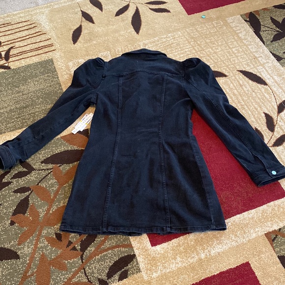 Tinseltown Juniors’ Puff-Sleeve Denim Dress - Picture 3 of 11